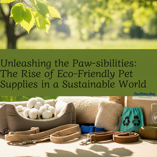 Unleashing the Paw-sibilities: The Rise of Eco-Friendly Pet Supplies in a Sustainable World