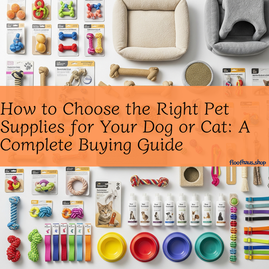 How to Choose the Right Pet Supplies for Your Dog or Cat: A Complete Buying Guide