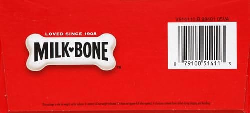 Milk-Bone Original Dog Treats for Large Dogs, 24 Ounce, Crunchy Biscuit Helps Clean Teeth (Pack of 2)