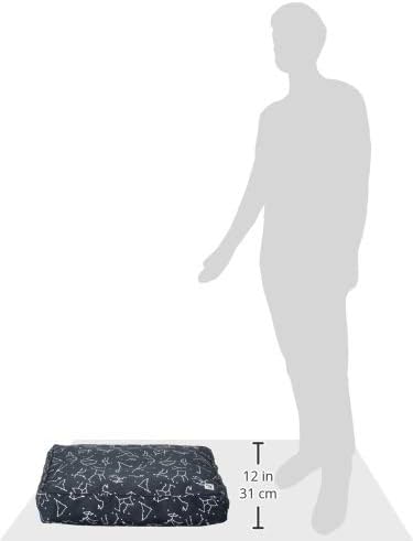 Molly Mutt Small Dog Bed Cover -Rocketman Print - Measures 22”x27”x5’’ - 100% Cotton - Durable - Breathable - Sustainable - Machine Washable Dog Bed Cover