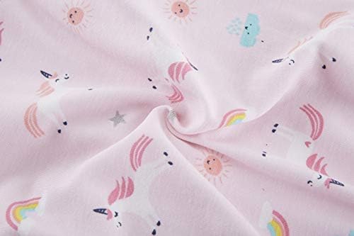 Pink Unicorn Rainbow Cat Pajamas Clothes PJS Shirt for Pets Small,Back Length 12"