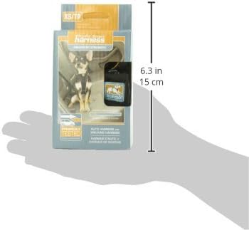 Kurgo Tru-Fit Enhanced Strength Dog Harness - Certified Crash Tested Car Safety Harness for Dogs - Metal Buckles, Padded Chest - Includes Pet Seatbelt - No Pull Training - Black, Extra Small