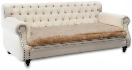 Waterproof Dog Bed Cover, Soft Plush Pet Blanket with Anti-Slip Back for Bed Couch Sofa, Furniture Protector for Small, Medium and Large Dogs and Cats (Lightbrown-Bubble, 30"x70")