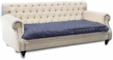 Waterproof Dog Bed Cover, Soft Plush Pet Blanket with Anti-Slip Back for Bed Couch Sofa, Furniture Protector for Small, Medium and Large Dogs and Cats (Noble Grey-Bubble, 30"x70")