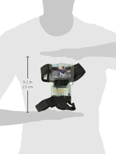 Gooby Comfort X Head-in Harness - S/M Black SM (11.5" Neck, 15.5" Chest, 10" Length)