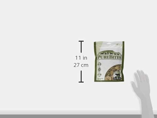 PureBites Beef Freeze Dried Dog Treats, 1 Ingredient, Made in USA, 8.8oz