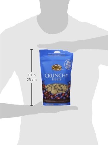Nutro Crunchy Dog Treats Variety Bundle: Peanut Butter & Mixed Berries, 10 Oz Each (2 Bags)