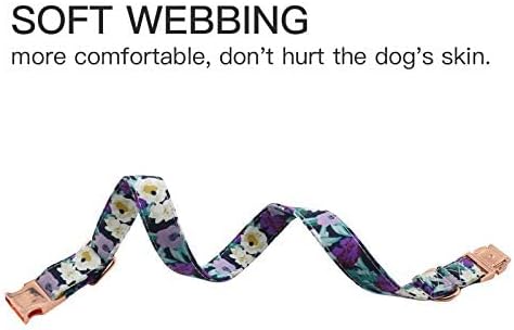 Metal Buckle Dog Collar, Durable Adjustable Dog Collar Soft for Small Medium Large Dogs