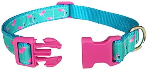 azuza Bowtie Dog Collar, Soft & Comfy Dog Collar with Bow, Fun Patterns & Bright Color for Small Dogs