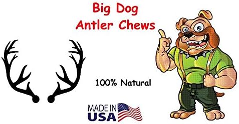 Premium Deer Antler Pieces - Dog Chews - Antlers by The Pound, One Pound - Six Inches or Longer - Medium, Large and XL - Happy Dog Guarantee!