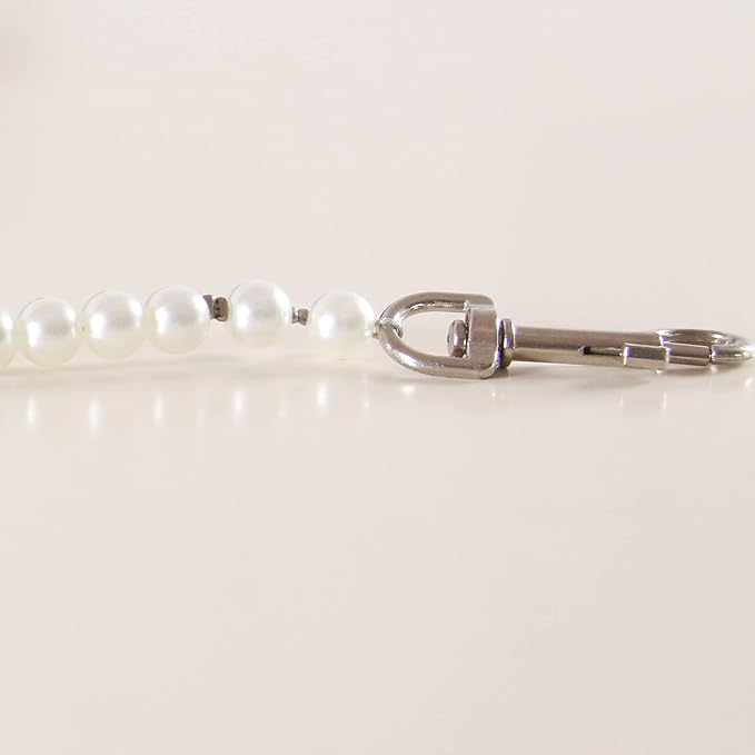 120cm 4ft Custom Pearls Beaded Pet Dog Cat Training Walking Leash Lead Leashes