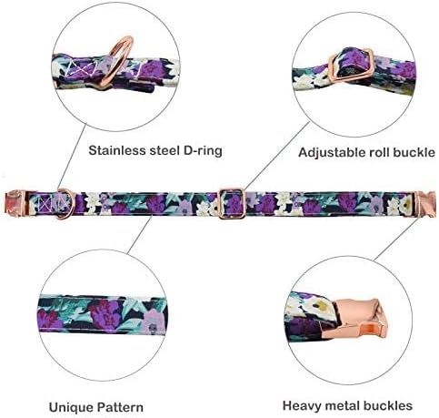 Metal Buckle Dog Collar, Durable Adjustable Dog Collar Soft for Small Medium Large Dogs