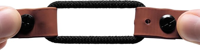 Educator Quick Snap Bungee Dog Collar, Biothane, Waterproof, Odorproof, Easy Connect and Disconnect Clasp and D Ring with Comfort Bungee Loop, Adjustable for Custom Fit, 3/4-Inch, Brown