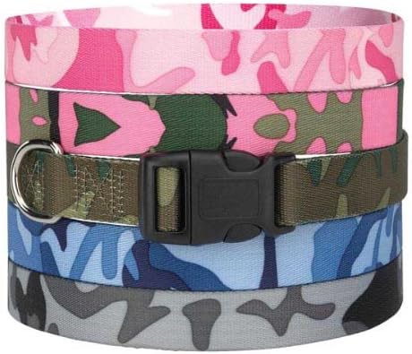 Guardian Gear Nylon Camo Dog Collar, Fits Necks 14" to 20", Green