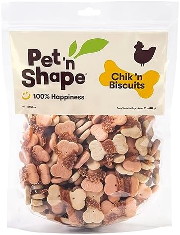 ---Pet 'n Shape Chik 'n Wrapped Biscuits – Natural Chicken Wrapped Dog Treats - 35 Ounce