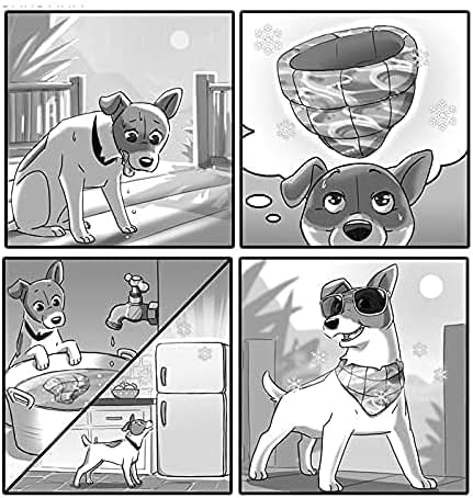 ALL FOR PAWS Chill Out Ice Bandana, Large