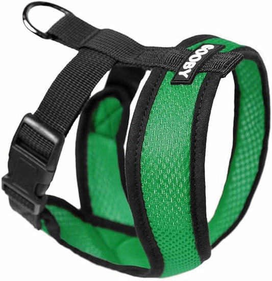 Gooby Comfort X Head in Harness - Hunter Green, Small - Patented Choke-Free X Frame - On The Go Dog Harness for Medium Dogs, No Pull or Small Dogs for Indoor and Outdoor Use