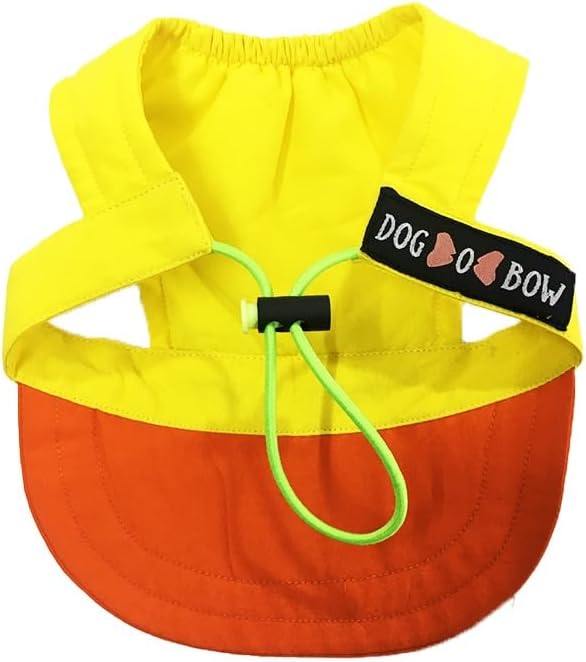 Yellow-Orange Baseball Cap for Dogs (Large)