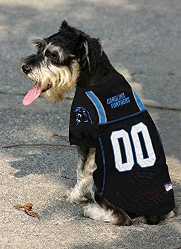 NFL Carolina Panthers Dog Jersey, Size: Small. Best Football Jersey Costume for Dogs & Cats. Licensed Jersey Shirt