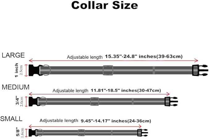 NIMBLE Dog Collar Waterproof Pet Collars Anti-Odor Durable Adjustable PVC & Polyester Soft with Reflective Cloth Stripe Basic Dog Collars S/M/L Sizes (Small (9.45”-14.17”inches), Emerald Green)
