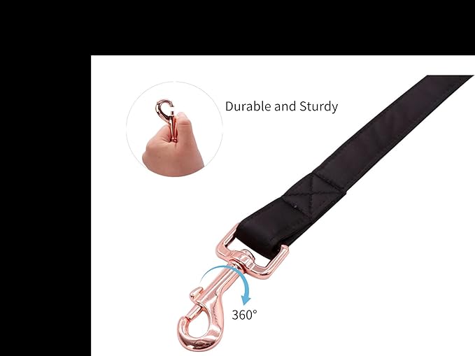 Unique style paws Silk Dog Leash Durable Dog Leashes with Welded D-Ring Comfortable Handle for Small Medium Large Dogs