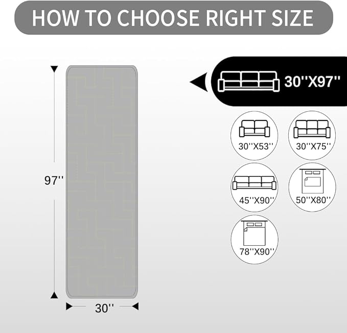 fuguitex Waterproof Dog Bed Cover Couch Cover for Pet Anti-Slip Cat Mat Pet Pad Blanket for Sofa Chair Recliner Bed Furniture Protrctor