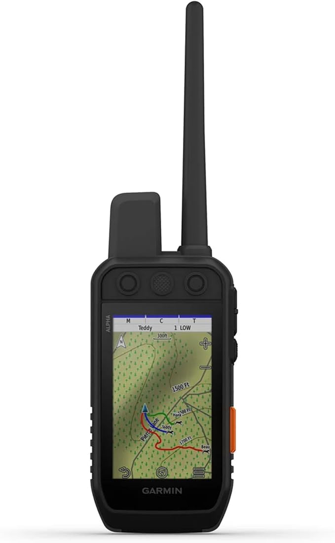 Garmin Alpha 300i Handheld Advanced Dogs Tracking & Training System with inReach Technology Bundle with 4X Garmin Dog Collars Alpha TT25 Tracker & Training Collar with GPS Charger + More Accessories