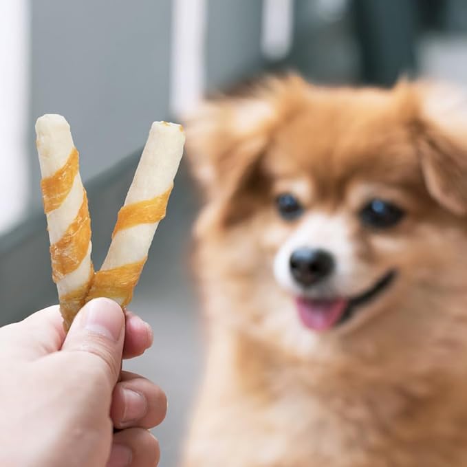 Good ’n’ Fit Small Rolls Made With Real Venison, 10 Count, Highly Digestible Rawhide For Dogs
