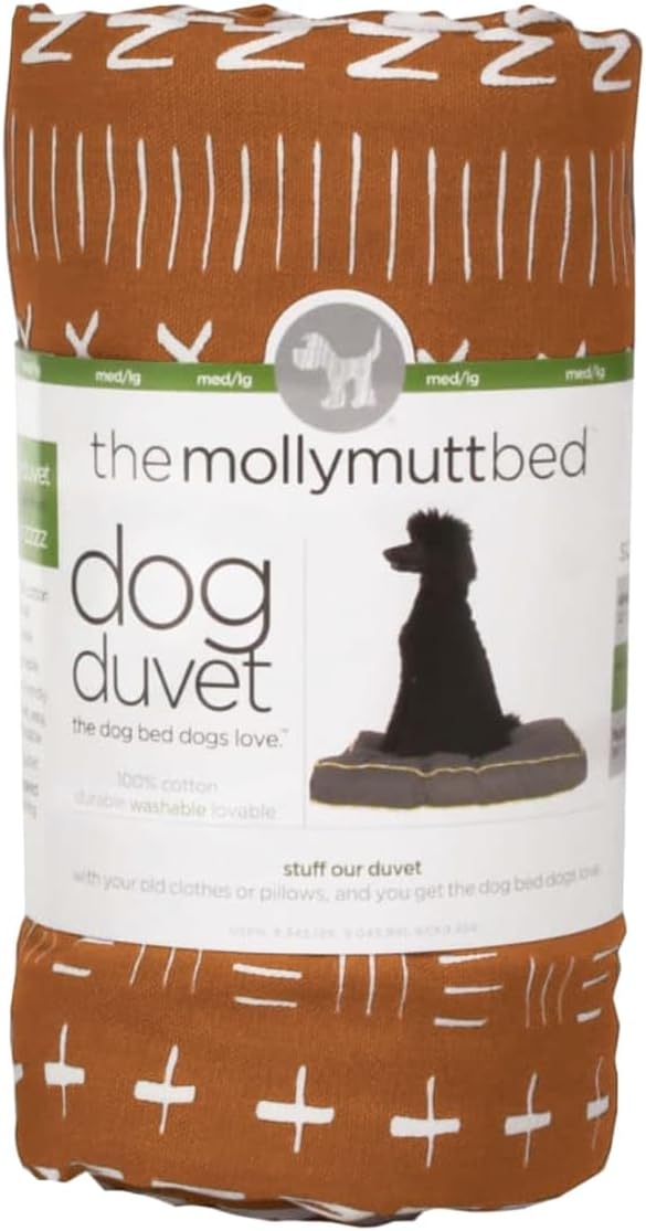 Molly Mutt Huge Dog Bed Cover -Everywhere - Measures 36”X45”X5’-100% Cotton - Durable - Breathable - Sustainable - Machine Washable Dog Bed Cover