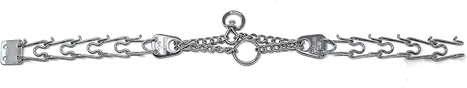 Herm Sprenger Prong Dog Training Collar Ultra-Plus Chrome Plated Steel Pet Pinch No-Pull for Dogs Anti Pull Made in Germany 2.25mm x 13in Small
