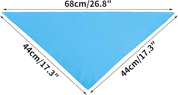 Segarty 60 Pack Pet Scarf, 26.7"x17.3" Triangle Bibs Washable Dog Bandanas Accessories Bulk for Small Medium Dogs Cats Large Puppy, Adjustable Reversible Boy Pets Birthday Kerchief