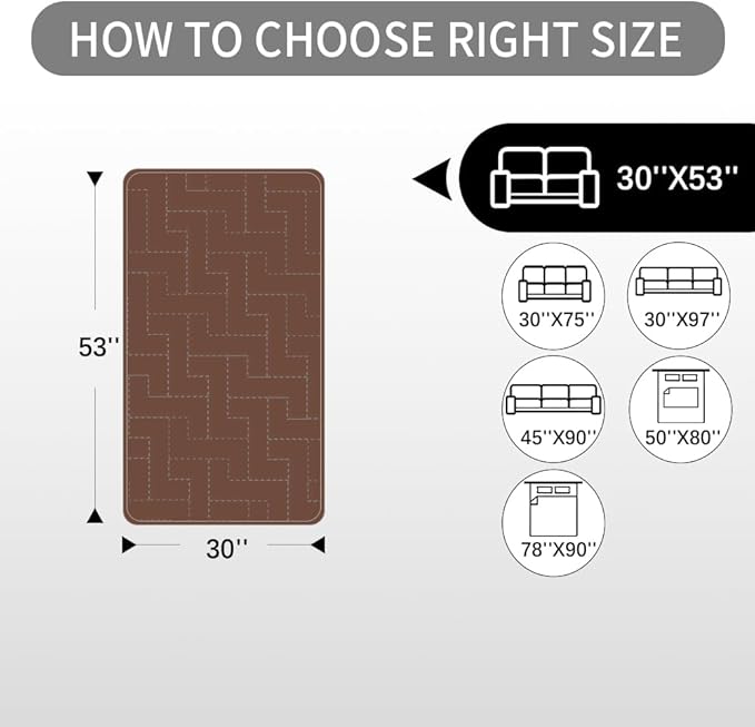 fuguitex Waterproof Dog Bed Cover Couch Cover for Pet Anti-Slip Cat Mat Pet Pad Blanket for Sofa Chair Recliner Bed Furniture Protrctor