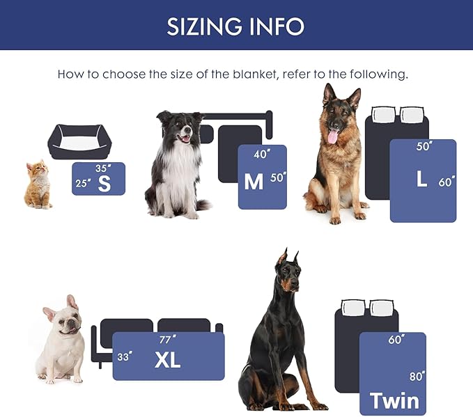 gogobunny Waterproof Dog Blanket for Large Dogs, Cats, Puppy, Reversible Faux Fur Pet Throw Blanket, Washable, Calming Furniture Protection for Sofa Bed (60x80 Inch (Pack of 1), Beige)