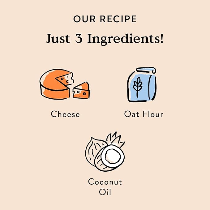 Bocce's Bakery Oven Baked Cheese Recipe Treats for Dogs, Wheat-Free Dog Treats, Made with Real Ingredients, Baked in The USA, All-Natural Cheese Biscuits, 14 oz
