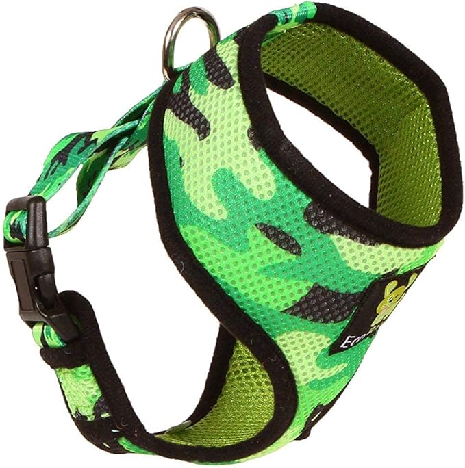 EcoBark Dog Harness Over The Head No Pull No Choke Dog Harnesses Soft Padded Mesh Dog Vest for Large Breed Dogs (X-Large (Neck 15.25 to 16.25 in), Camo)