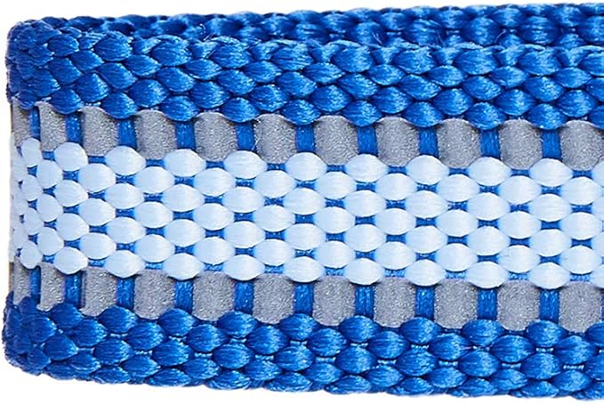 Blueberry Pet Essentials Small Dog Collar | Adjustable Reflective Nylon Dog Collars for Small Dogs | Navy Blue Puppy Collar for Night Walking | Safety Dog Training Collar