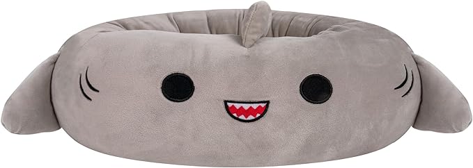 Squishmallows 24-Inch Gordon Shark Pet Bed - Medium Ultrasoft Official Squishmallows Plush Pet Bed