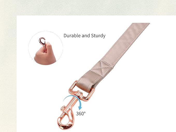 Unique style paws Silk Dog Leash Durable Dog Leashes with Welded D-Ring Comfortable Handle for Small Medium Large Dogs
