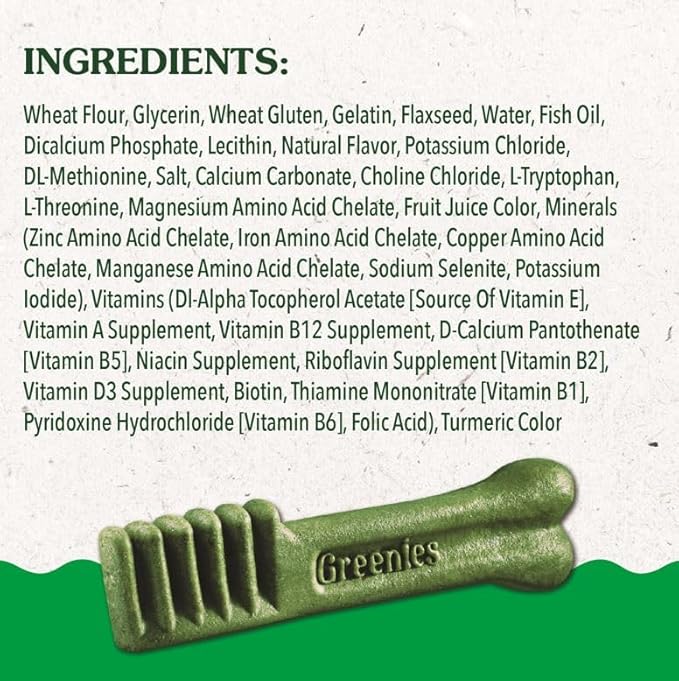 Greenies Puppy Teenie Size Dental Dog Treats, 6 oz. Pack (22 Treats)