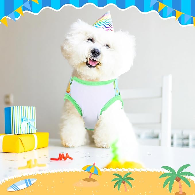 20 Pcs Dog Shirts Summer Puppy Printed Clothes Soft and Breathable Dogs T Shirts Cute Pet Vest Sweatshirt Outfit for Small Medium Puppy Pet Cat Chihuahuas Papillons Pomeranian(M)