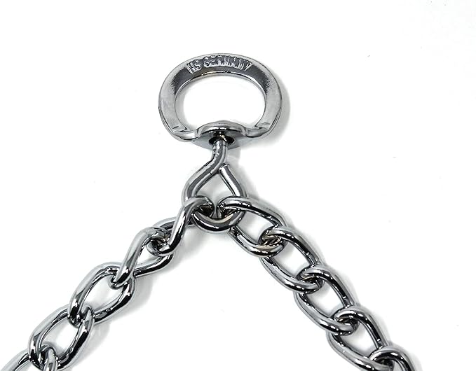 Herm Sprenger Prong Dog Training Collar Ultra-Plus Chrome Plated Steel Pet Pinch Collar for Dogs Made in Germany 23in x 3.2mm (Neck Size up to 19 inches) Medium