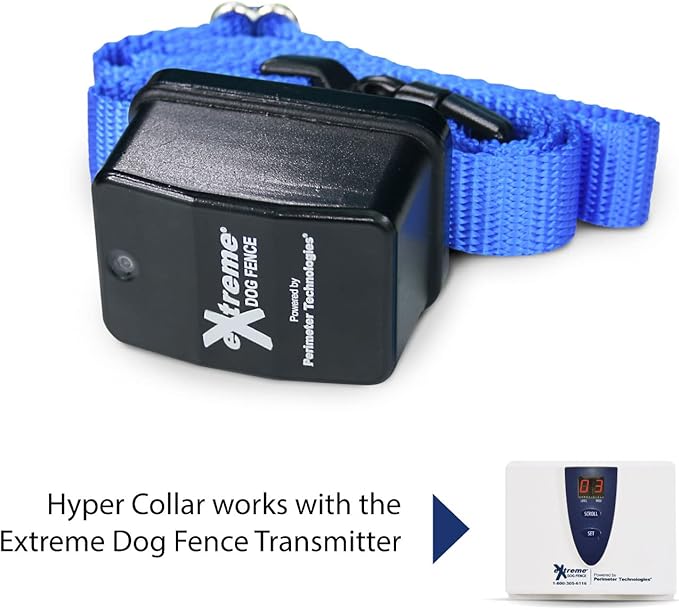 Extreme Dog Fence Stubborn Dog Fence Dog Collar with Large and Medium Set of Contacts for Dogs That Need Stronger Correction Levels Than Standard E-Collar…