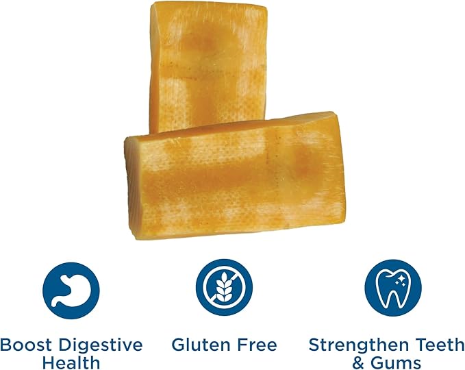 Best Bully Sticks Himalayan Yak Cheese for Dogs - Small 4 Count (Pack of 1) - Natural, No Lactose, Odor Free, Long-Lasting Snack