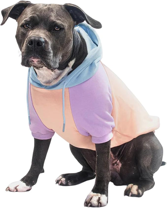 Spark Paws Dog Hoodie - Premium Quality, Buttery Soft, Superior Comfort and Fit, Calming Fleece Interior, Suitable for All Breeds - Cotton Candy - 3XL