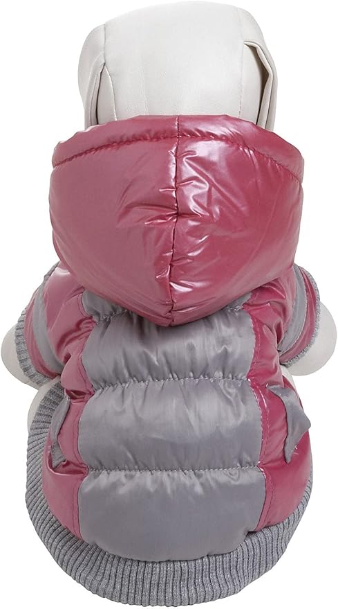 Sporty Vintage Aspen Pet Ski Jacket, Medium, Red