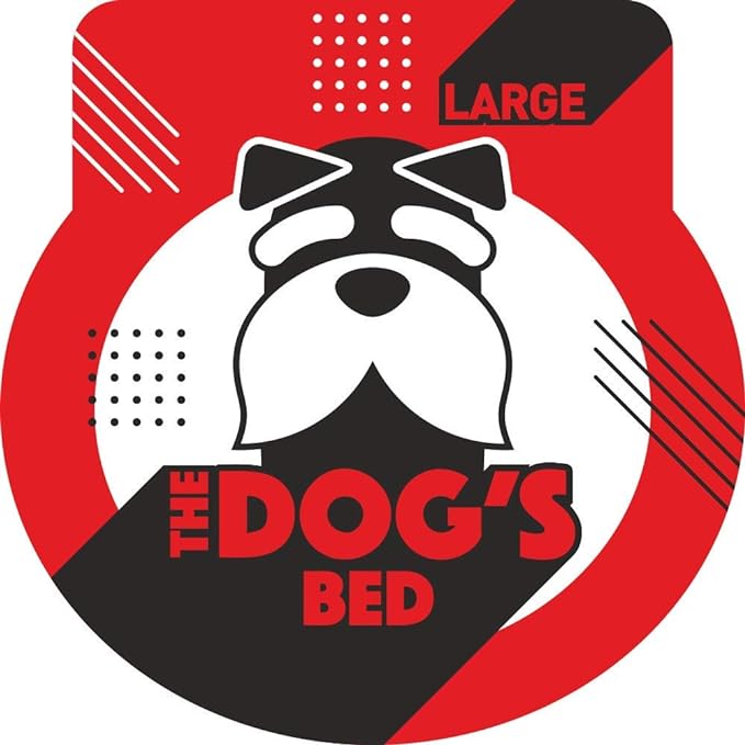 The Dog’s Bed Orthopedic Memory Foam Dog Bed, Large Blue Oxford with Red Trim UK Flag 40x25, Pain Relief for Arthritis, Hip & Elbow Dysplasia, Post Surgery, Supportive, Calming, Waterproof Washable