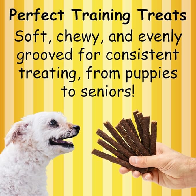 Turkey and Sweet Potato Jerky, All Natural Dog Treats, Soft and Chewy, Made in USA, Grain Free (5 oz)