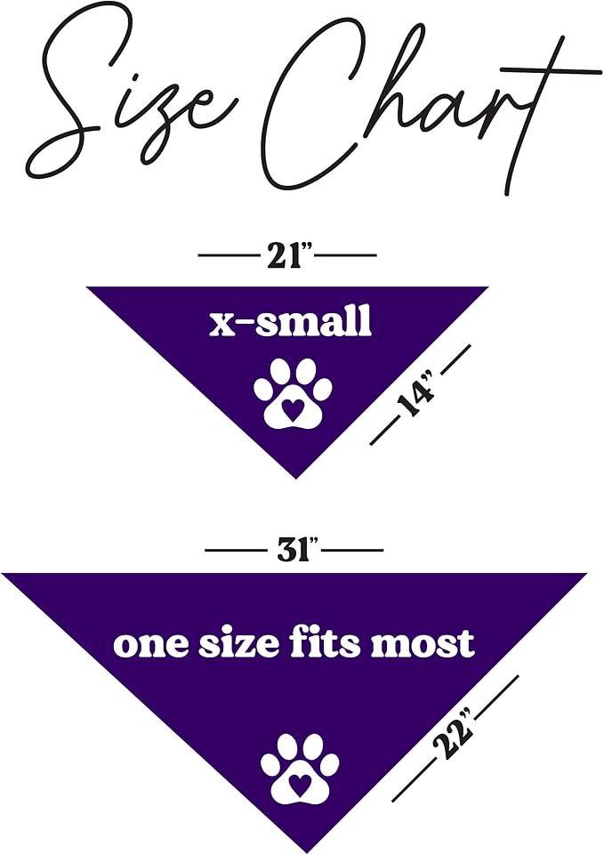 Squirrel Patrol Dog Bandana | 100% Cotton Adjustable Triangle | Made in USA | Summer | Outdoorsy | Hiking | Camping | Travel | Adventures | Purple X-Small (308)