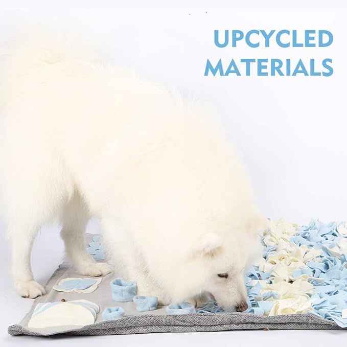 Snuffle Mat for Dogs, M Size 23.6" x 39.4" for Small/Medium Breed Dogs, Non-Slip&Durable&Machine Washable Interactive Sniff mat for Pets, Encourage Pet’s Natural Foraging Skills.