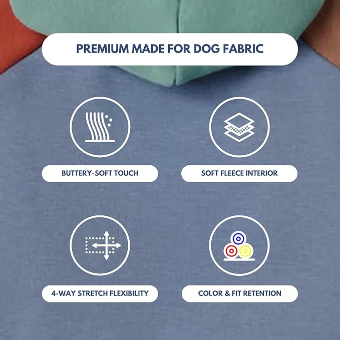 Spark Paws Dog Hoodie - Premium Quality, Buttery Soft, Superior Comfort and Fit, Calming Fleece Interior, Suitable for All Breeds - Alpine - 4XL